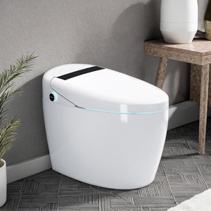 Inodoro Inteligente de Cerámica Europeo de Lujo, Todo en Uno, con Ajuste de Temperatura, WC Sanitario, Control Remoto, Autolimpieza Automática, Alargado X39 - Product Image 1