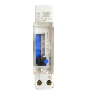 Sul180a interruptor de horário 24 horas 110v/220-240vac din rail temporizador interruptores