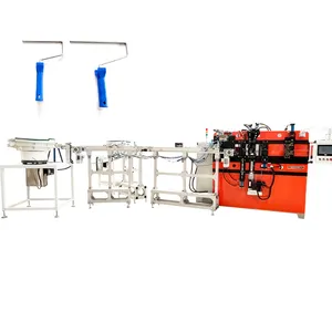 Factory direct supply 8mm stainless steel wire paint roller handle making machine with bending and cutting