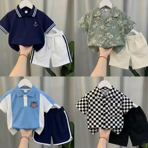 ชุดเซ็ตเสื้อผ้าเด็กผู้หญิงสำหรับฤดูร้อน ผ้าฝ้ายลายดอกไม้ เสื้อแต่งระบายพร้อมกระโปรงและกางเกงขาสั้น มีสินค้าพร้อมส่ง - Product Image 5