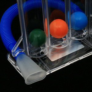 อุปกรณ์ฝึกระบบทางเดินหายใจ3ลูก1900cc ต่อวินาทีสำหรับผู้ป่วยสูงอายุอุปกรณ์ฝึกระบบทางเดินหายใจปอดสำหรับนักว่ายน้ำ - Product Image 4