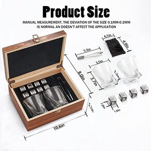 Tái Sử Dụng Thép Không Gỉ Đá Cho Whiskey Rượu Vang Làm Mát Thanh Phụ Kiện Bartender <span class=keywords><strong>Ice</strong></span> <span class=keywords><strong>Cube</strong></span> - Product Image 2