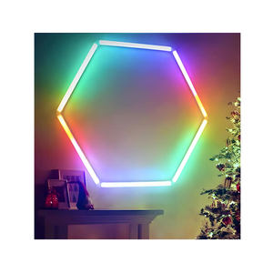 Lámpara Led de panal, hexágono lineal, luz de trabajo para detalles de automóviles, luces Led hexagonales para techo de garaje - Product Image 1