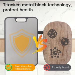 Nueva Tabla de Cortar WDF de Titanio 201+Paja de Trigo Acero Inoxidable y Aluminio, Tablas de Cortar para Sublimación - Product Image 3