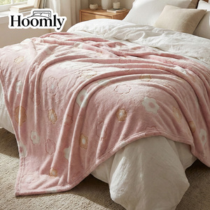 Manta de Franela con Diseño Floral de Hoomly, 150x180cm, Cómoda para el Hogar, la Cama y Noches de Cine - Product Image 5
