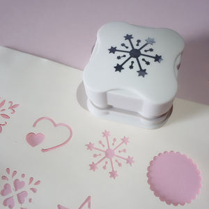 Máquina de impressão magnética DIY ferramenta de gravação infantil com padrão de borda oco soco para jardim de infância Hole Punches - Product Image 3