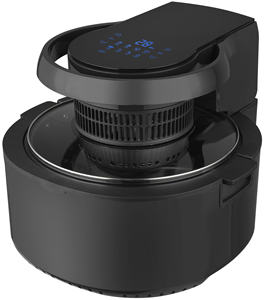 Appareil de cuisine domestique, four multifonction 4,5 litres avec plateau rond, contrôle intelligent, design rétro, friteuse à air chaud - Product Image 6