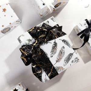 High Quality Wholesale 80g 43*300cm <b>Birthday</b> Hot Stamping Packaging <b>Paper</b> Gift <b>Wrapping</b> <b>Paper</b> - Product Image 3