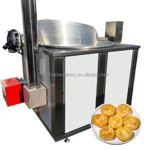 Discharge Frying Machine Commercial Gas Donut Samosa Chin Tortilla Industrial Tilting Dip Fryer