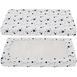 Nuevo diseño de 100% algodón orgánico al por mayor de sábanas para <span class=keywords><strong>bebe</strong></span> niños bebé de la hoja de cama jersey - Product Image 6