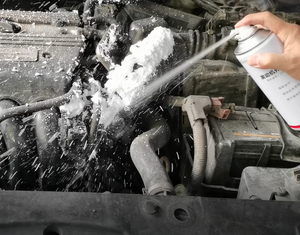 KEC 柠檬香味汽车内饰除油剂 500ML，泡沫配方，用于清洁发动机表面和去除油脂 - Product Image 3