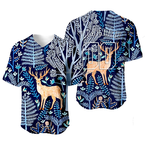 Personalizada 3D Animal diseñador camiseta de béisbol de los hombres de gran tamaño ropa deportiva Softball Hip Hop Streetwear uniforme de entrenamiento Club Activewear - Product Image 1