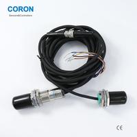 CORON QR18-ZTS60P3 Capteur de détection à ultrasons à double faisceau anti-interférence, indice de protection IP67, avec boîtier métallique, PNP