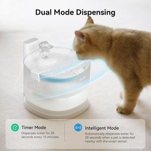 Cheerble Pumpless 2L E1 automatico BPA-Free Pet Bowl MagDrive sensore mobile Smart gatto fontana - Product Image 6
