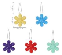 Enfile-aiguille en forme de fleur de prunier coloré, kit de couture artisanal DIY avec fil doré et argenté