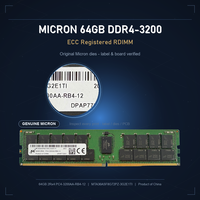 Untuk Memori Server 64GB DDR4-3200 ECC RDIMM 2Rx4 1.2V Tersedia dalam Stok Asli Belum Terpakai Kompatibel untuk Supermicro Lainnya.