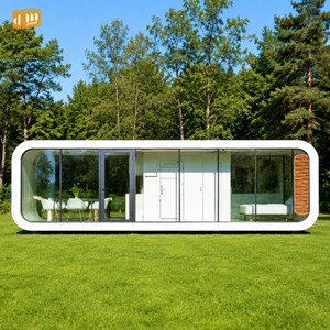 DM Steel <span class=keywords><strong>Maison</strong></span> conteneur modulaire, Villa capsule, Cabine salon, Abri <span class=keywords><strong>de</strong></span> jardin, portable, résistant au vent, facile d'entretien, pour complexe <span class=keywords><strong>de</strong></span> villégiature extérieur, espace <span class=keywords><strong>de</strong></span> <span class=keywords><strong>repos</strong></span> routier et abri <span class=keywords><strong>de</strong></span> jardin - Product Image 3