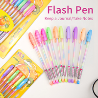 Nouveau produit Offre Spéciale stylo gel polyvalent à pointe de précision avec encre scintillante Capacité de 300 pages Utilisation universelle