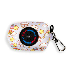 Paquete de arnés para perros de arcoíris y nubes moradas de lujo, arnés ajustable para mascotas con correa, collar, pajarita, pañuelo y soporte para bolsa de caca - Product Image 5