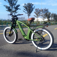 Vélo Électrique Tout-Terrain 750W Pneus Larges 48V 15Ah Batterie Grande Capacité 26 Pouces VTT Électrique Puissant
