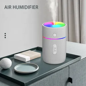 Bán hàng nóng cầu vồng Led ánh sáng hơi nước thông minh Mist essrntial dầu khuếch tán Máy tạo độ ẩm không khí lọc với bộ lọc