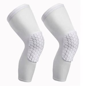 Professional Anti-slip Breathable Sports <b>Knee</b> Pad Football Basketball <b>Knee</b> Pad Honeycomb Leg Brace Support - Product Image 2