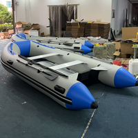 Bateau pneumatique à fond en V personnalisé en PVC, bateau pneumatique en caoutchouc, radeau de sauvetage gonflable