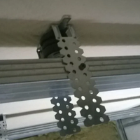 Support de plafond anti-vibration en acier galvanisé robuste, isolateur de vibrations à haute performance en élastomère pour l'isolation acoustique