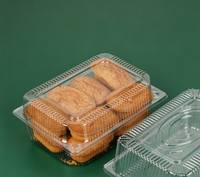 Nouveau produit Bingo 2026 : Boîte d'emballage alimentaire jetable en plastique transparent pour la restauration, les plats à emporter et les repas prêts à consommer