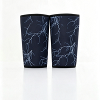 Genouillères de compression professionnelles avec logo personnalisé, soutien robuste pour l'entraînement de force, attelle de maintien pour la gym