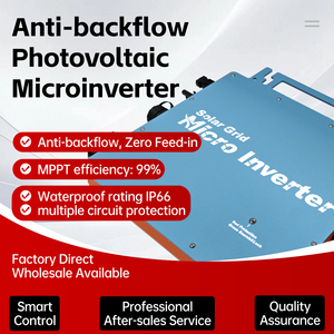 Microinversor de 2400W con Protección Contra Reflujo, Cero Exportación, MPPT con 99% de Eficiencia, IP66 para Exteriores, Inversor Solar Conectado a la Red con WIFI - Product Image 2