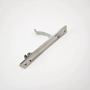 WEKIS Tirador de borde de latón duradero de diseño moderno para puertas escamoteables, manija pequeña oculta integrada para puertas de armario, giratorio, color personalizado - Product Image 4