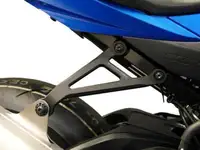 オートバイアクセサリー粉体塗装スチール排気ハンガーブラケットパイプサポートブラケット