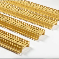 Supports de Mahjong Américain de Luxe en Bambou Transparent Tressé, 20 Pouces, Ensemble de 4 Pièces, Bords Droits, Collection Acrylique Premium