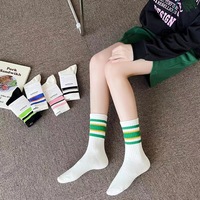 Chaussettes de sport en coton rayées de haute qualité Bioserica Era pour l'hiver, avec détail de revers, pour cycliste