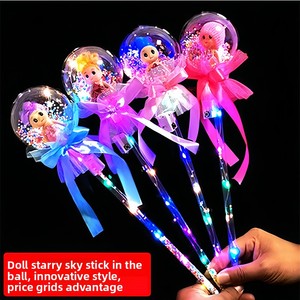 Bobo bóng dollland trẻ em 'luminous phim hoạt hình Cây Đũa Thần nhựa LED flash bóng cho 5-7 năm chợ đêm đường phố gian hàng nhỏ - Product Image 3
