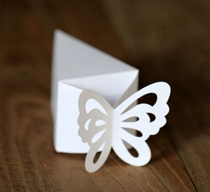 Boîtes à dragées papillon avec nœud pour mariage, cadeaux de chocolat, fournitures pour fête prénuptiale <span class=keywords><strong>et</strong></span> fiançailles, boîte à dragées suspendue - Product Image 3