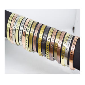 Fashion Engraved <b>Bracelet</b> for <b>Men</b> in Stainless Steel Jewelry - Product Image 6