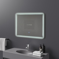 Miroir de télévision Led à personnaliser, verre multifonctionnel, avec écran tactile, Wifi, pour la maison