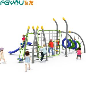 Parcours d'obstacles Ninja Warrior en corde pour aire de jeux d'aventure en plein air, équipement de fitness pour enfants - Product Image 4