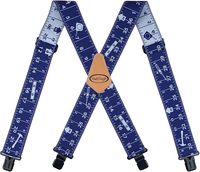 Ceinture porte-outils MELOTOUGH avec bretelles de soutien pour les épaules, bretelles robustes pour hommes avec clips solides pour pantalons
