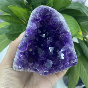 Cristal de Cuarzo Amatista Natural en Forma de Racimo, Hermosa Geoda de Amatista para Decoración del Hogar y Sala de Estar, Venta al Por Mayor - Product Image 3
