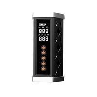 Nouveau Compresseur d'Air Portable 12V 8000mAh ABS pour Pneus avec Manomètre Numérique et Pince Intelligente pour Voiture, Moniteur de Pression des Pneus