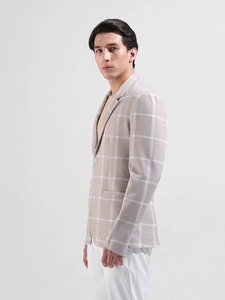 <b>Men</b> Lightweight Casual <b>Blazer</b> With Plaid Design Trendy Slim Fit Jacket Designed For Casual Corporate And Daily <b>Fashion</b> Wear - Product Image 3