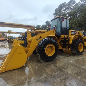 Used Cat 966 medium wheel loader low hours original from Japan Classic heavy-duty <b>model</b> efficient for quarries construction port - Product Image 2