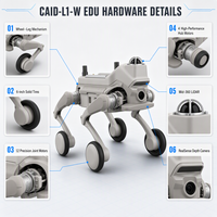 Robot quadrupède bionique intelligent YY-CAID-L1-W EDU pour chiens, avec moteur et pompe, reconnaissance visuelle, compagnon intelligent pour animaux de compagnie