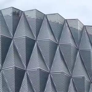 Panel de pared 3D de diseño moderno, chapa de aluminio, fachada Exterior, <span class=keywords><strong>techo</strong></span> artístico para centro comercial, Hotel, Hospital, Metal decorativo - Product Image 3