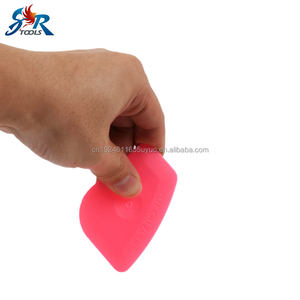 Raclette souple rouge et bleue, grattoir <span class=keywords><strong>de</strong></span> <span class=keywords><strong>contour</strong></span>, outils multifonctionnels pour l'application <span class=keywords><strong>de</strong></span> film pour fenêtres et <span class=keywords><strong>de</strong></span> <span class=keywords><strong>vinyle</strong></span> - Product Image 4