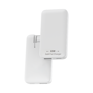 Prise Interchangeable Pliable US Plug UK EU AU Plug PD65W GaN PD <span class=keywords><strong>Chargeur</strong></span> Ultra Mince - Product Image 4