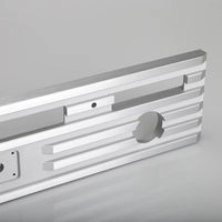 Fabricant de plaques frontales audio personnalisées CNC, plaque arrière en aluminium anodisé, panneau avant, plaque pour amplificateur de guitare